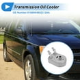 thumbnail image 3 of Enfriador de aceite del motor para Chrysler Pacifica V6 4.0L 2007-2008, enfriador de aceite de transmisión, eje central No. 918899/4892313AA, aleación de aluminio, 1 juego de automóvil, 3 of 6