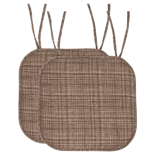 Cojín para silla Sweet Home Collection, espuma viscoelástica, 40 x 40 cm, paquete de 2