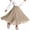 Khaki, variant on CPNG Girls Cotton Long Maxi Long Skirt Ankle Length High Waisted Solid Color Skirts Comfortable Casual Flowy Skirts(Dark Blue,12-13 Years)
