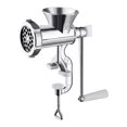 thumbnail image 2 of Manual Meat Grinder & Sausage Stuffer Kit | Aluminum Alloy Hand Crank Food Processor with 2 Sizes | Includes Grinder, Cutter Head & Sausage Tubes for Home Kitchen Use, 2 of 3
