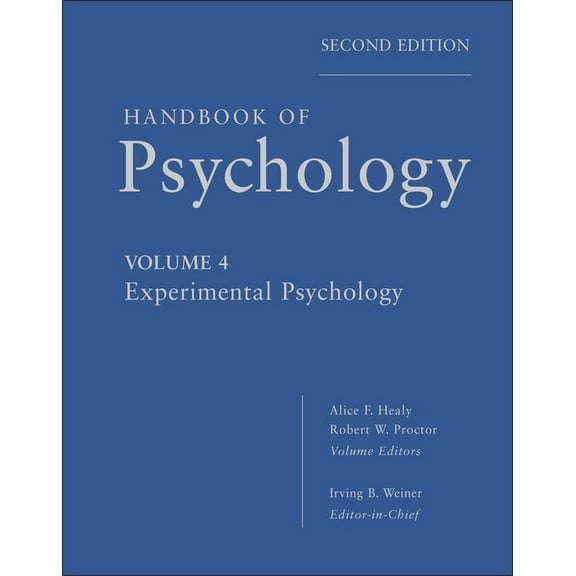 Handbook of Psychology, Experimental Psychology, (Hardcover)