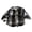 Black, variant on JUMEYU Boys Shirts Button Toddler Boys Flannel Plaid Printed Coat Collar Button Down Jacket Kids Casual Outwear with Pocket Jacket Size 10-11 (Red,10-11 Years)