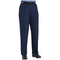 thumbnail image 2 of Red Kap Women's Pleated Twill Slacks, Navy, 18W x 30L, 2 of 4