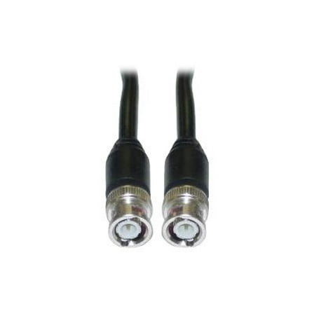 RG59/U Coaxial Cable, BNC Male to BNC Male Connector Coax Cable for Video , 75 Ohm, 22 AWG, Black, 75 ft, Cablewholesale