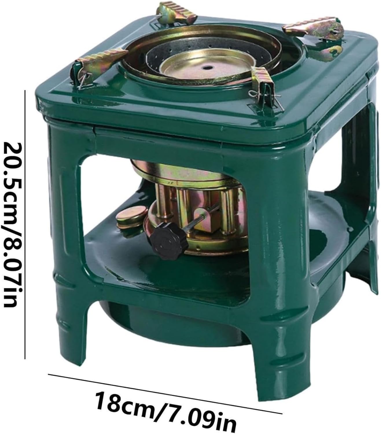 Kerosene Stove 8 Wicks Portable Camping Stove for Backpacking Hiking Outdoor Adventure with Cookware Burner, Lightweight Oil Stoves Cooker,fogon de petrleo para cuba (1 PCS)