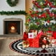 thumbnail image 5 of Christmas Tree Skirt | Decorative Sequin Holiday Base Cover for Xmas Tree | Durable Printed Fabric | Easy Installation & Storage | Festive Home Office Decor | 1 Piece | Classic Ornament Style, 5 of 7