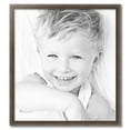 thumbnail image 2 of ArtToFrames 30" x 33" Muted Silver Picture Frame, 30x33 inch Silver Wood Poster Frame (WOM-4626),  Pack, 2 of 8