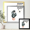 thumbnail image 4 of Designart 'Little Penguin With Planets and Stars II' Farmhouse Framed Art Print, 4 of 4