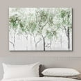thumbnail image 3 of HFDF Canvas Prt Wall Art Rustic Pastel Green Sprg Forest Tree Landscape Nature Wilderness Illustrations Modern Art Farmhouse/Country for Livg Room, Bedroom, Office - 14x11inch Framed, 3 of 5