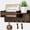 Brown, variant on Key Holder for Wall,Wooden Mail Organizer Wall Mounted with Slots And Shelf,Entryway Storage Organizer with 6 Key Hooks-Brown