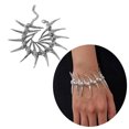 thumbnail image 2 of Thorn Fish Bone Chain Bracelets Fashion Charm Chain Bracelets Jewelry Link Chain Charm Bracelets Punk Bangle Gift, 2 of 9
