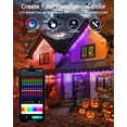 thumbnail image 6 of SuperRGB Permanent Outdoor Lights 50FT, Smart RGBIC Eave Lights, Multiple Scene Modes for Outdoor Decor, IP67 Waterproof for House Roof, Christmas, Holiday, Daily & Pool Party Decor, 6 of 11
