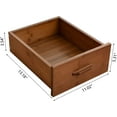thumbnail image 7 of Maydear Bamboo 5-Drawer Chest, Dresser Chest with Drawers, Ideal for Bedroom, Living Room, Entryway - Walnut, 7 of 7