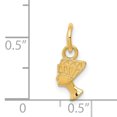 thumbnail image 2 of 14K Yellow Gold Nefertiti Charm, 2 of 2