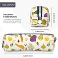 thumbnail image 3 of Honeii Vegetable Pattern Pencil Case, Pencil Pouch, Pencil Case Small, Pencil Pouch Aesthetic, PVC Pencil Pouch, Pencil Bag, Makeup Pouch, 3 of 7
