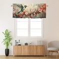 thumbnail image 2 of Hummingbird Curtain Valances Bird Flowers Branch Floral Nature Thermal Insulated Room Darkening Curtain for Dinning Room 54 by 18 in, 1 Panel, 2 of 6