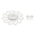 thumbnail image 2 of Premium 11T Rear Derailleur Jockey Wheel Bearing Pulley Guide Roller Red, 2 of 7