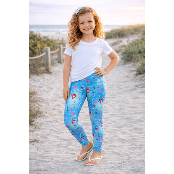 Ocean Princess Leggings- Girls