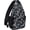 Black-Lychnos nux vomica, variant on Mini Sling Backpack,Small Outdoor Casual Crossbody Chest Bag Multipurpose Hiking Cycling Camping Travel Sport Bag, Royal Blue