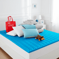 thumbnail image 1 of Set Almohada Atlas + Colchoneta 5 Zonas+ Set de Cama Individual Azul+ Oso Peluche, 1 of 5