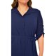 thumbnail image 4 of Vestido camisero Roman Fashion/Tallas Extras, 1939 (Marino) azul marino 38 Roman Fashion V-MIC-1939-MARINO-ALL, 4 of 7