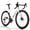 White, variant on SAVADECK Road Bike for Adults, 24-Speed Carbon Fiber Racing Bicycle with Shimano Di2 Shifting, Disc Brake, Full Carbon Frame & Integrated Aero Design(54cm, White)