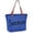 Blue, variant on LQCrafK Women Straw Beach Bag , Waterproof Sandproof Handmade Woven Stripe Tote Bags Stitchwork with Zipper