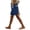 Navy, variant on Cotton Shorts For Women Elastic Waist Drawstring Shorts Crochet Trim Pockets Loose Casual Work Red