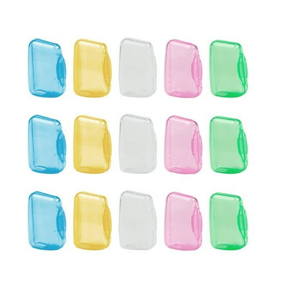 Awwp Clearance, 50 Pcs Toothbrush Covers Travel Toothbrush Covers Caps for Home and Outdoor Toothbrush Protector for Family Toothbrush Case Toothbrush Head Holder Cover, 50*Toothbrush Set