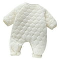 thumbnail image 4 of Esaierr Baby Girls Boys Snowsuit Romper Newborn Jumpsuit Cotton Warm Winter Jumpsuit for 1M-24M, 4 of 5