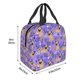 thumbnail image 3 of Disketp Pugs and Flowers Bolsa Térmica para Almuerzo para Hombre y Mujer, Ideal para Trabajo, Senderismo y Picnic, 3 of 8