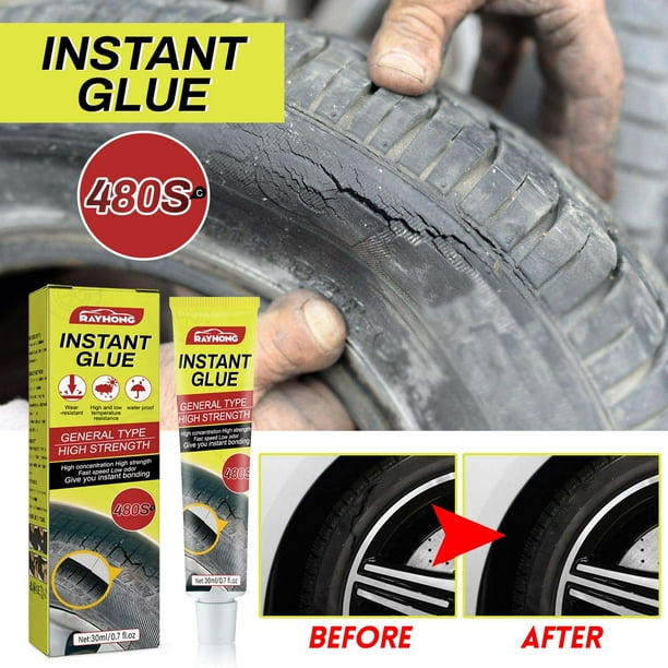 Colle de réparation de pneus Essen Agent de réparation de fissures de pneus  respectueux de l'environnement à séchage rapide pour voiture