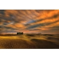 thumbnail image 2 of Browko, Krzysztof 24x17 Black Ornate Wood Framed with Double Matting Museum Art Print Titled - Cypresses..., 2 of 4
