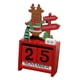thumbnail image 4 of Calendario navideño de escritorio, decoración, calendario perpetuo, rústico con bloques numéricos. Estilo F, 4 of 9