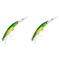 thumbnail image 1 of Señuelos Pesca Con Anzuelos Swimbait Minnow Cebos Duros Plástico 17cm 27g Verde, 1 of 4