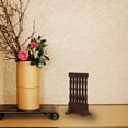 thumbnail image 4 of RENACLIPY Japanese Wooden Screen Decor Brown Cute Home Decoration 2Pcs, 4 of 8