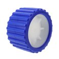 thumbnail image 1 of BESTYASH Boat Roller Assembly Kit Blue PVC Durable Ribbed Rollers for Smooth Trailer Operation, 1 of 6
