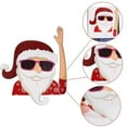 thumbnail image 3 of Christmas Car Sticker Car Styling Windshield Santa Cute Window Decals Car Wiper Sticker Rear Windshield Decoration, 3 of 6