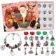 thumbnail image 1 of Juego de joyas con calendario de adviento de Navidad para niños, caja ciega, pulsera DIY, cuenta atrás, regalo sorpresa de 24 días, joyería de moda, 1 of 4