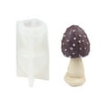 thumbnail image 5 of Sorrowso Mushroom Candle UV Crystal Epoxy Resin Mold Aromatherapy Plaster Silicone Mould DIY Crafts Wax Soaps Home Decorations Casting Tool, 5 of 19