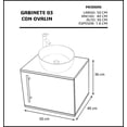 thumbnail image 5 of Gabinete Flotante Para Baño CLARION Con Llave Y Ovalín., 5 of 5