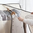 thumbnail image 4 of Dustproof Clothes Rack Cover Expandable Hanging Closet Cover Shoulder Dust Cover Clothes Protector for Coats Suits Dresses, 4 of 8
