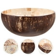 thumbnail image 2 of Shisuyan Coconuts Shell Salad Bowl Novelty Coconuts Shell Food Holder Home Hotel Food Container Decor, 2 of 8