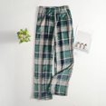 thumbnail image 4 of Bovxnpu Women Pajama Pants, Plus Size Pajama Pants Sleep Pants Lounge Pants Stylish Print Flannel Thickened Warm Loose Home Sleep Trousers Loungewear Sleepwear, 4 of 8