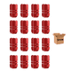 thumbnail image 1 of Kit 16pzs Tapones Para Llantas Bloosom  Aluminio Valvula Cubre Auto Moto Rojo, 1 of 4