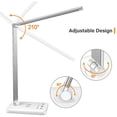 thumbnail image 4 of Lámpara LED de escritorio inalámbrica con carga USB, 5 modos de iluminación, ángulo de atenuación continua, lámpara ajustable para el cuidado de los ojos para el trabajo, el hogar y la Oficina, 4 of 7