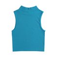 thumbnail image 4 of Royisotas Tank Tops Women Summer Sleeveless Athletic Womens Camisoles and Tanks Ribbed Turtleneck Shaping Sports Yoga Crop Cami Tank Tops for Women, 4 of 4