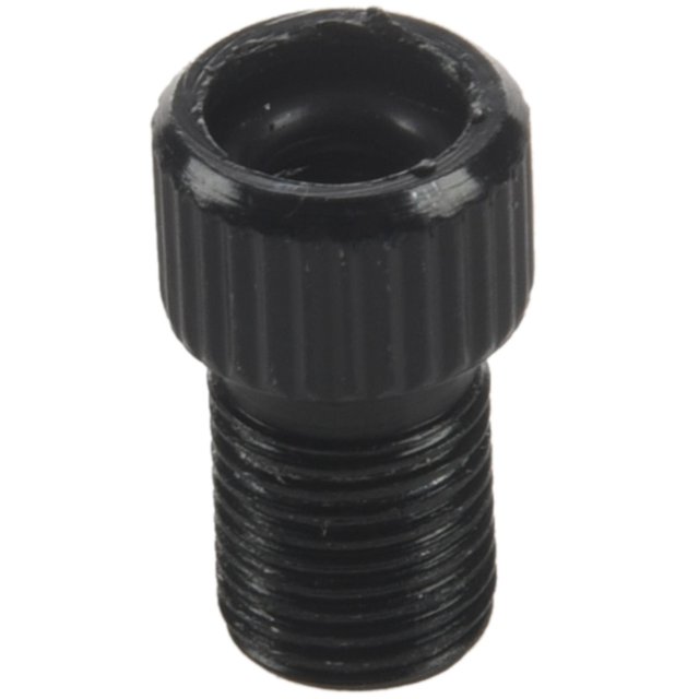 Adaptador de válvula de bicicleta de aleación de aluminio 5p tapas de tubo interior de bicicleta cubierta negra Afortunado Sencillez