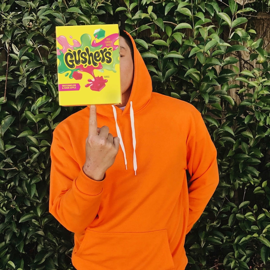 Gushers Fruit Flavored Snacks Halloween Watermelon and Sour Apple 20 Count 16 oz with Olive Green Bowl by ValueNest