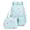 Green, variant on Lunch Bag Combo Backpack 18.11 Inch Nylon Floral 2PCS for Picnics Recreational (Pink)